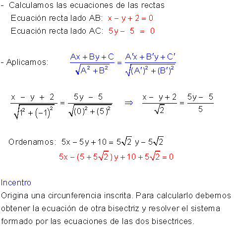 Alturas del triángulo