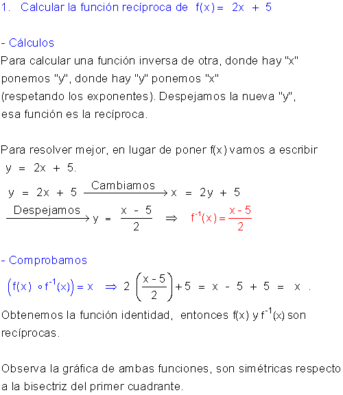 Función recíproca
