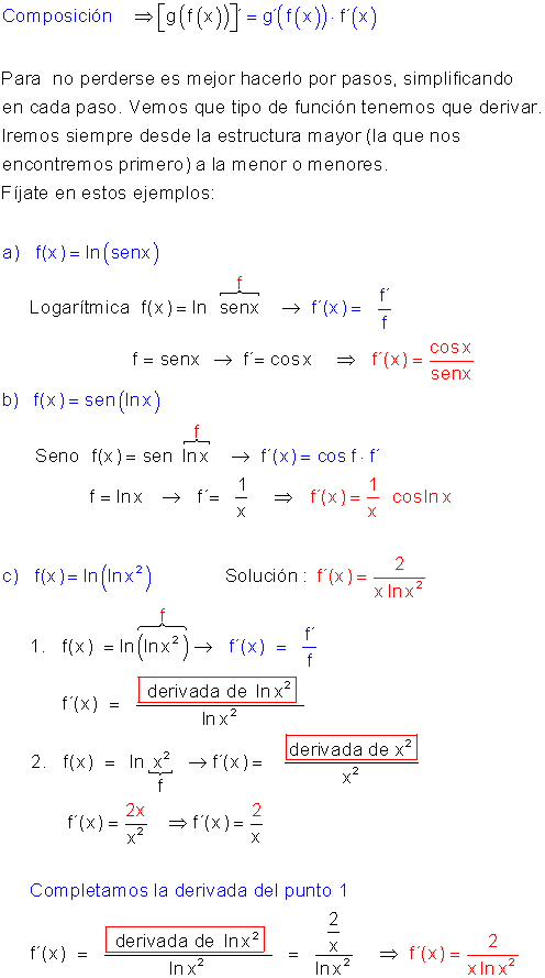 Regla de la cadena