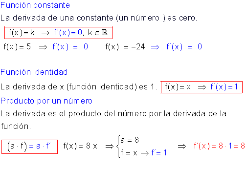 Derivadas tipo potencial 