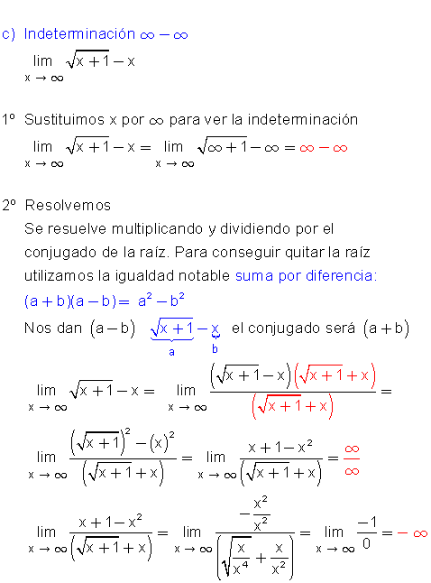 Límites funciones