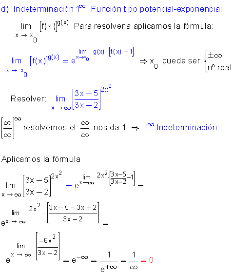 Resolver indeterminaciones
