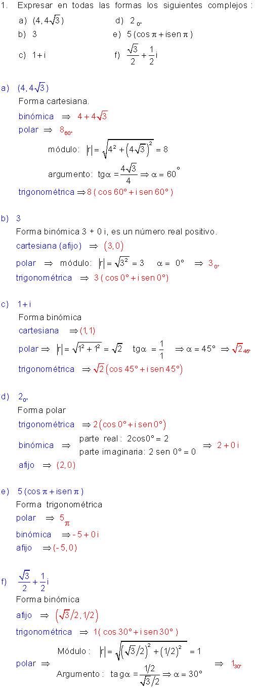 Ejercicios resueltos