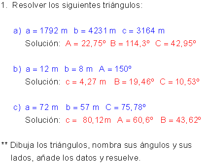 Teorema del seno