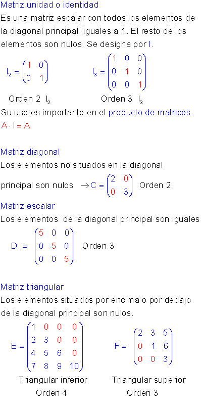 Operaciones con matrices