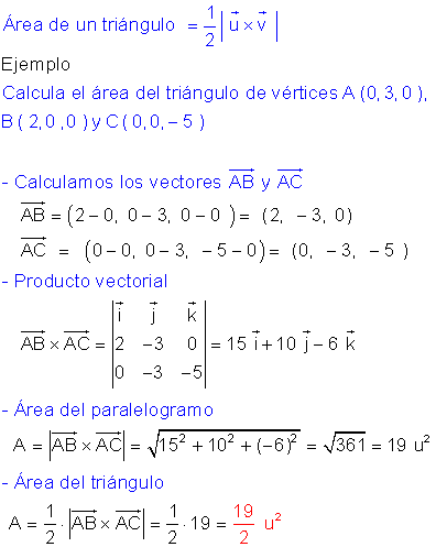 Propiedades producto vectorial