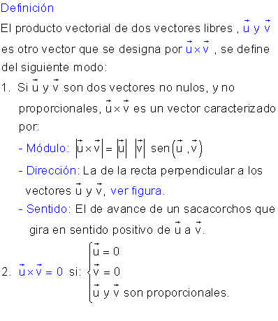 Producto vectorial