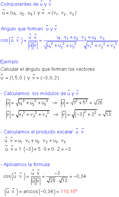 Producto escalar