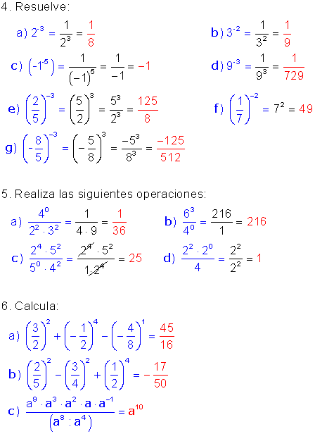 Ejercicios resueltos